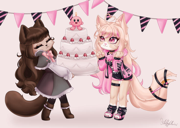 Mimi and Freya